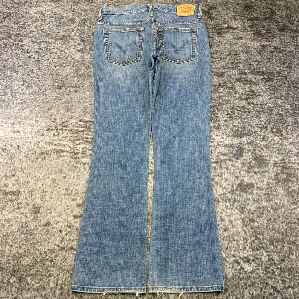 Levi's 515 Jeans Bootcut Womens 8M (32x32) Blue Low Rise Western Hippie Y2K